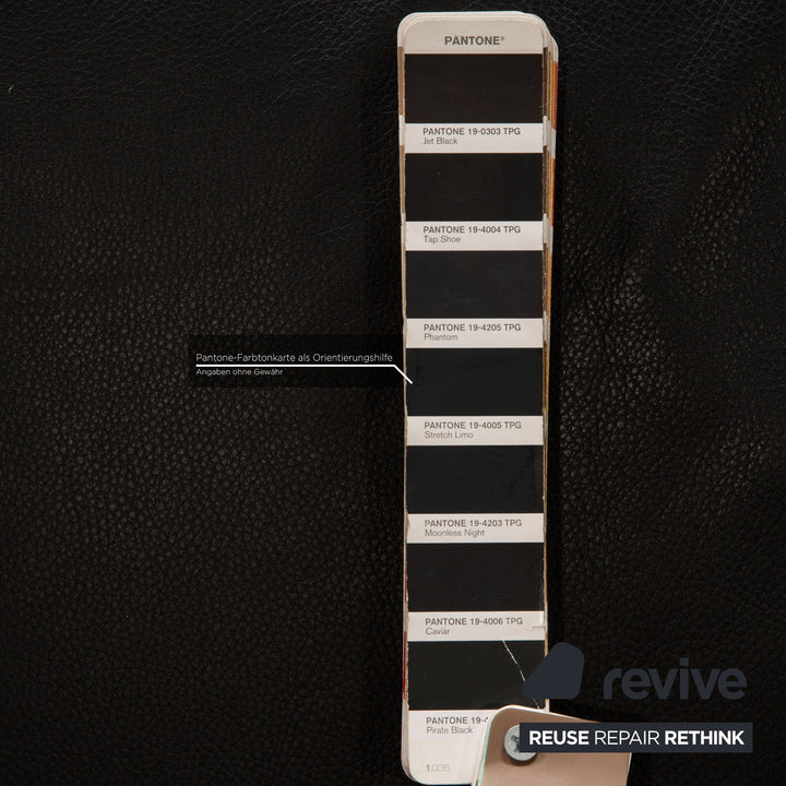 Walter Knoll Jason Leather Sofa Black Two seater couch function