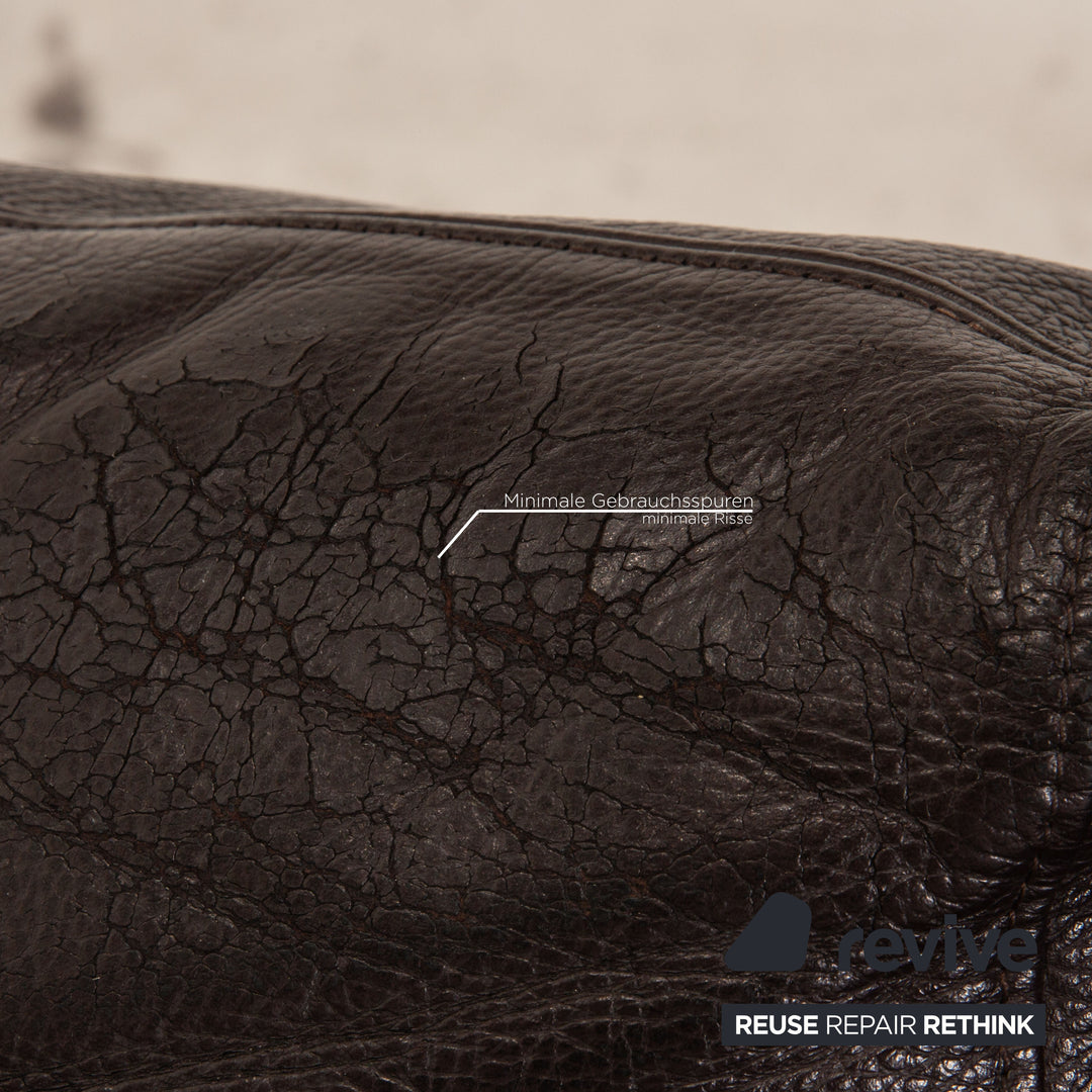 Walter Knoll leather sofa brown brown corner sofa couch function