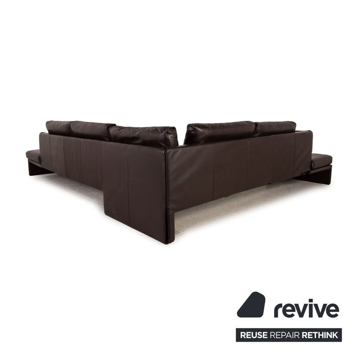 Walter Knoll leather sofa brown brown corner sofa couch function