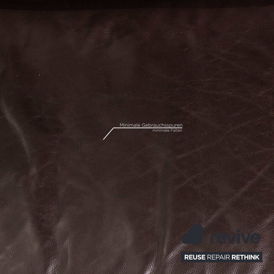 Walter Knoll leather sofa brown brown corner sofa couch function