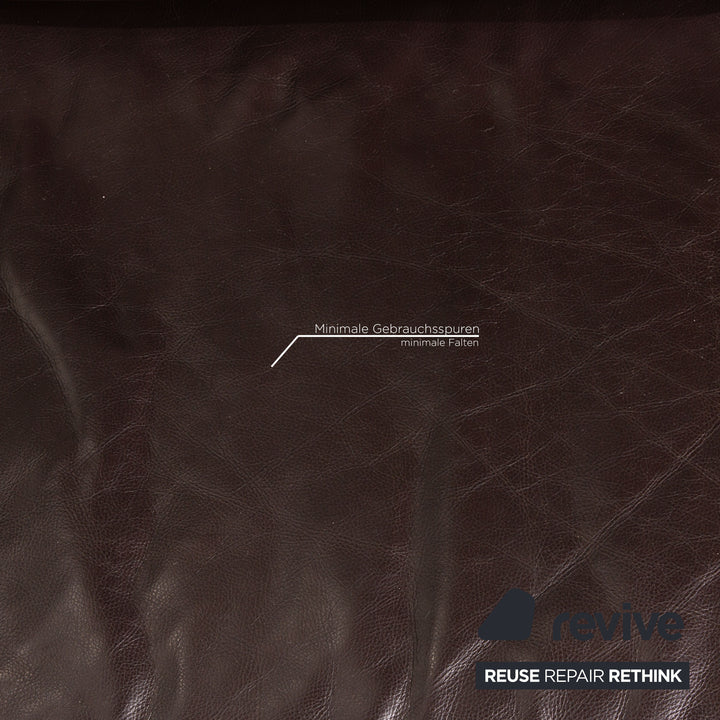 Walter Knoll leather sofa brown brown corner sofa couch function