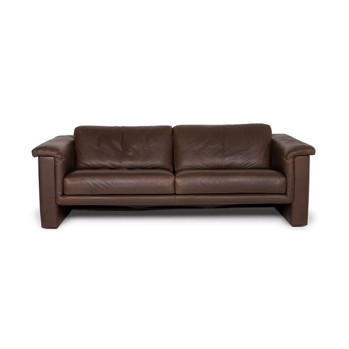 Walter Knoll Leder Sofa Braun Zweisitzer #13888