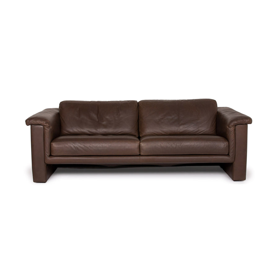 Walter Knoll leather sofa brown two-seater #13888