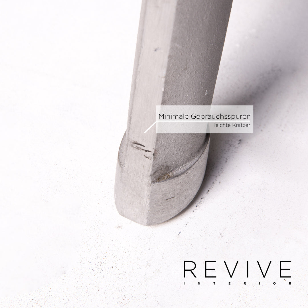 Walter Knoll Leather Sofa Black Two Seater Couch #14858