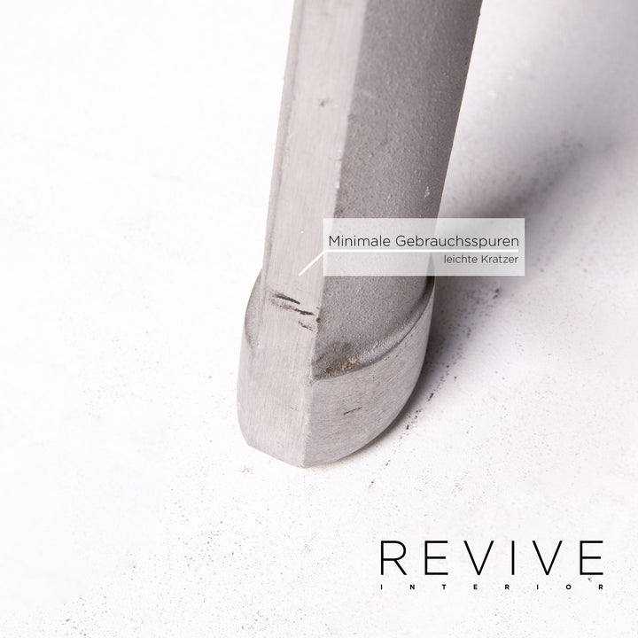 Walter Knoll Leather Sofa Black Two Seater Couch #14858