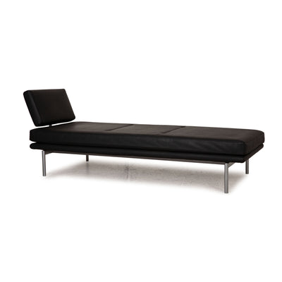 Walter Knoll Living Platform Kunstleder Liege Schwarz