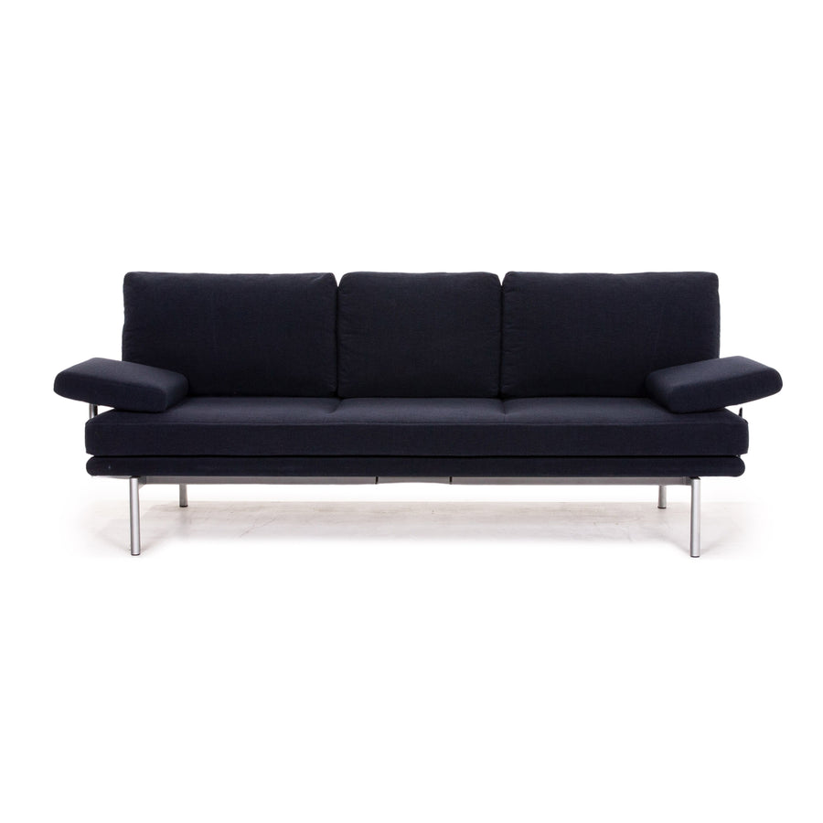 Walter Knoll Living Platform Stoff Sofa Blau Dunkelblau Funktion Couch #13572