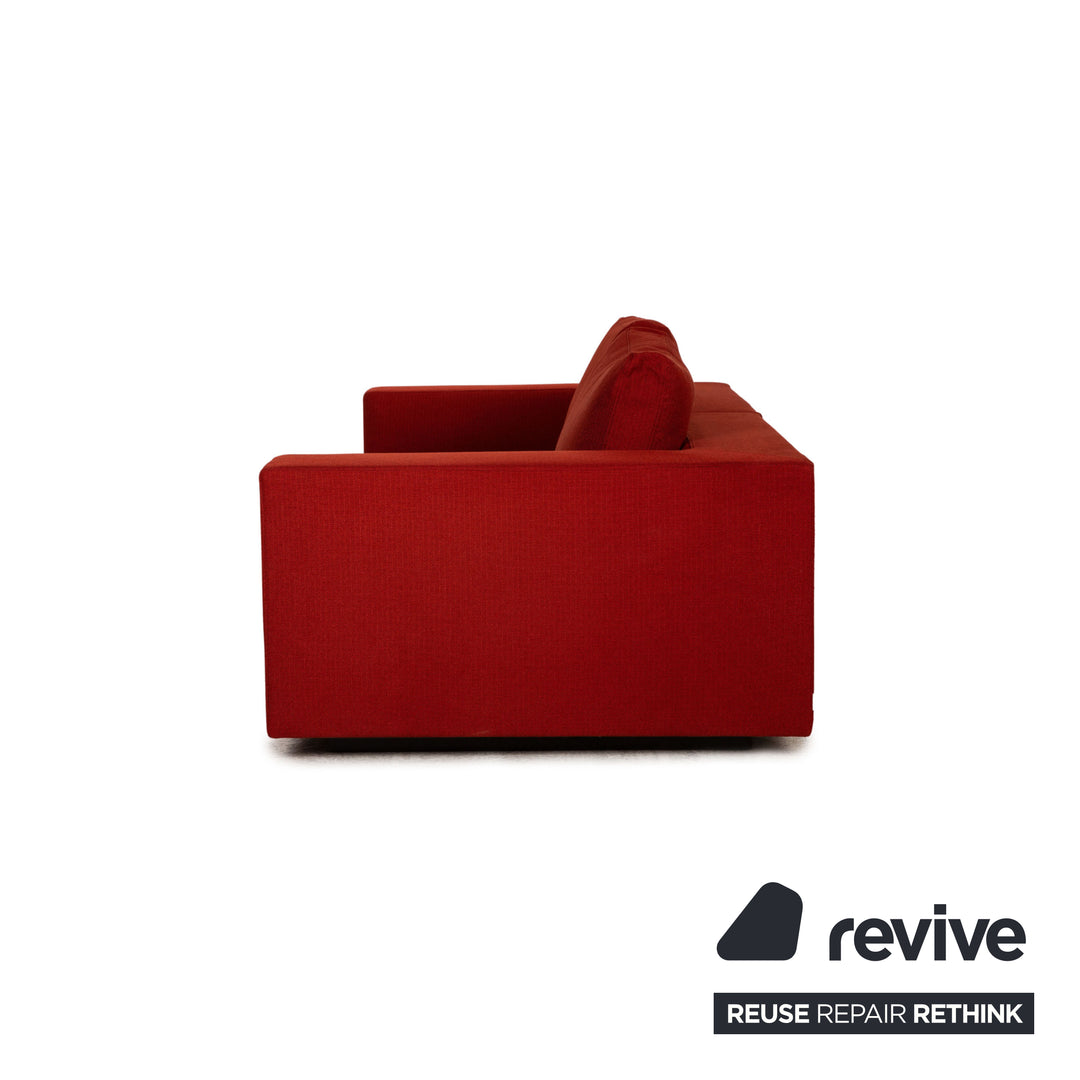 Walter Knoll Living Landscape 750 Stoff Sofa Rot Zweisitzer Couch