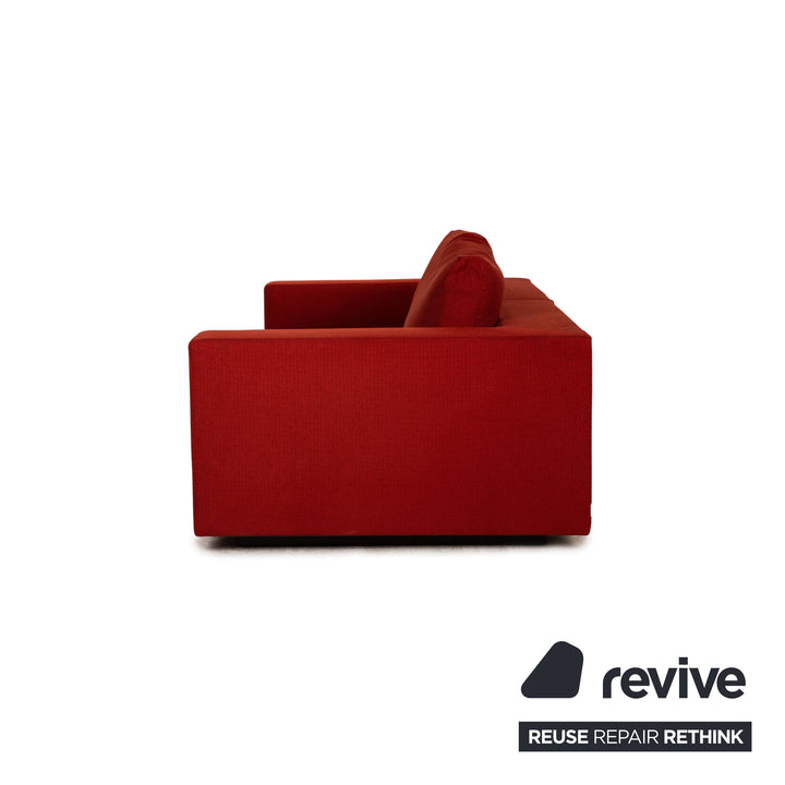 Walter Knoll Living Landscape 750 Stoff Sofa Rot Zweisitzer Couch