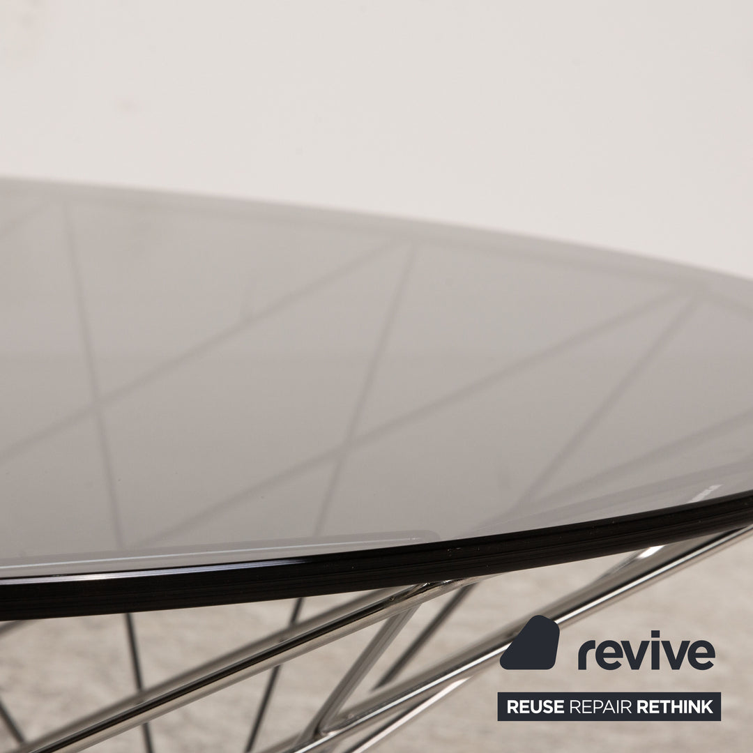 Walter Knoll Oota Glass Metal Coffee Table Black