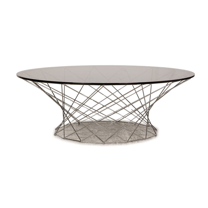 Walter Knoll Oota Glass Metal Coffee Table Black