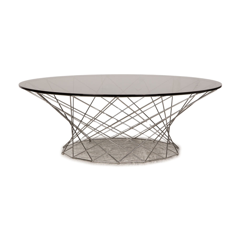 Walter Knoll Oota Glass Metal Coffee Table Black