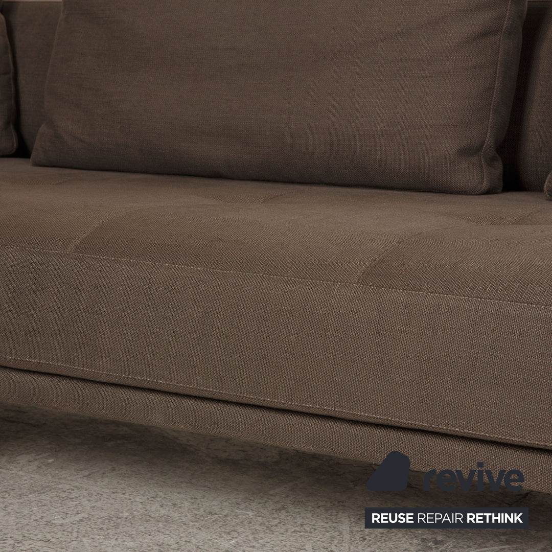 Walter Knoll Prime Time Fabric Sofa Gray Corner Sofa Couch