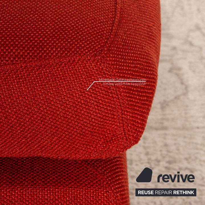 Walter Knoll Space Fabric Stool Red