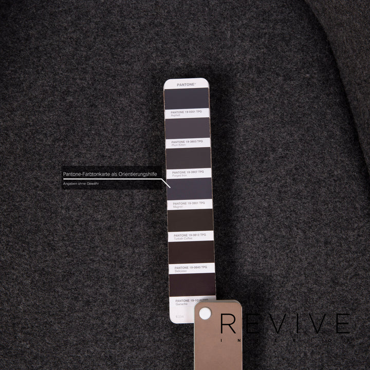 Walter Knoll fabric armchair anthracite #15276