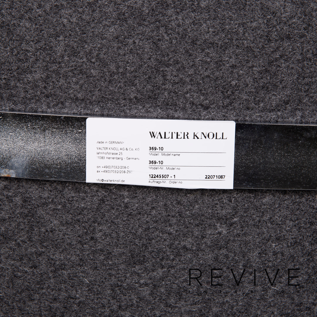 Walter Knoll fabric armchair anthracite #15276