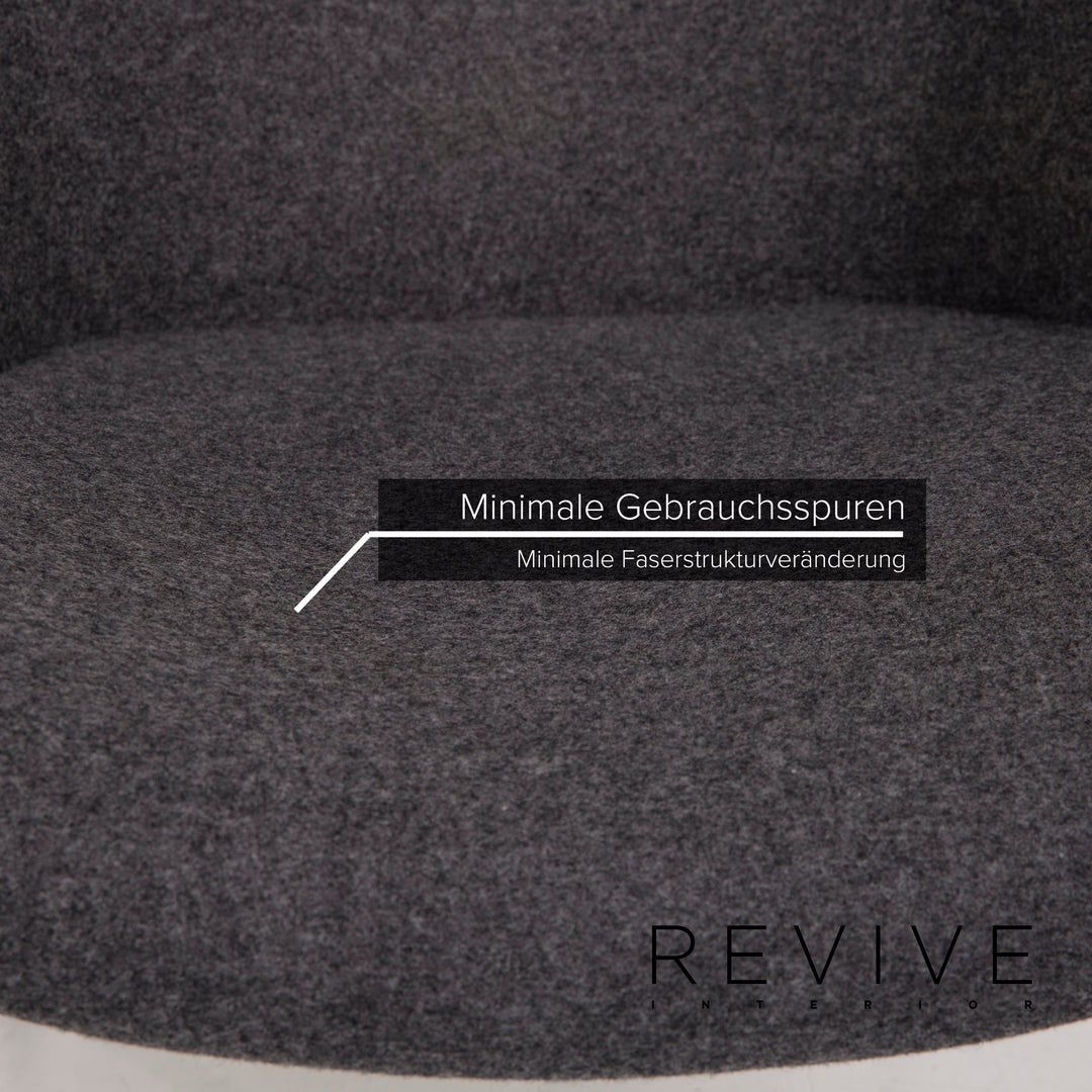 Walter Knoll fabric armchair anthracite #15276