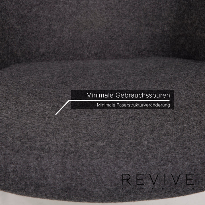 Walter Knoll fabric armchair anthracite #15276