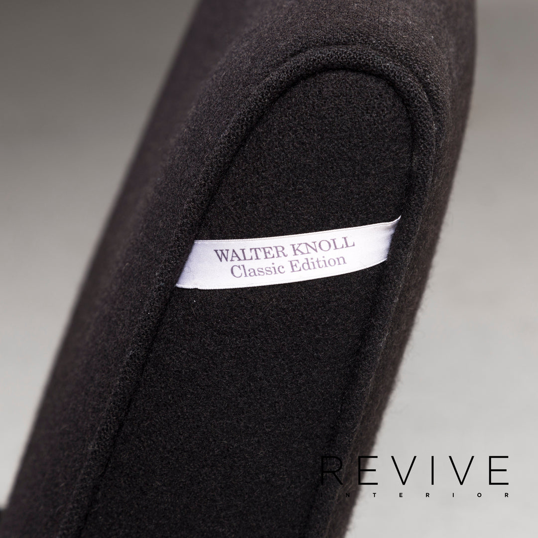 Walter Knoll Fabric Armchair Black Chair #12633