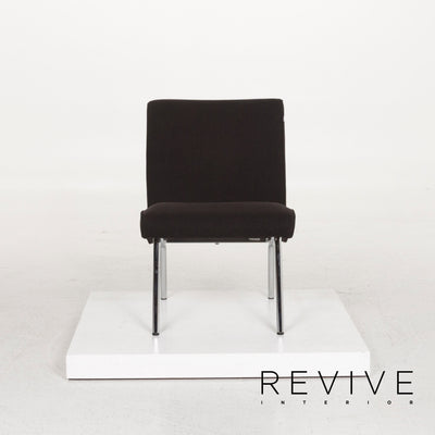 Walter Knoll Stoff Sessel Schwarz Stuhl #12633