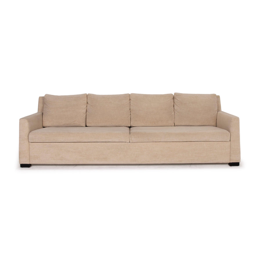 Walter Knoll Stoff Sofa Creme Viersitzer #14860