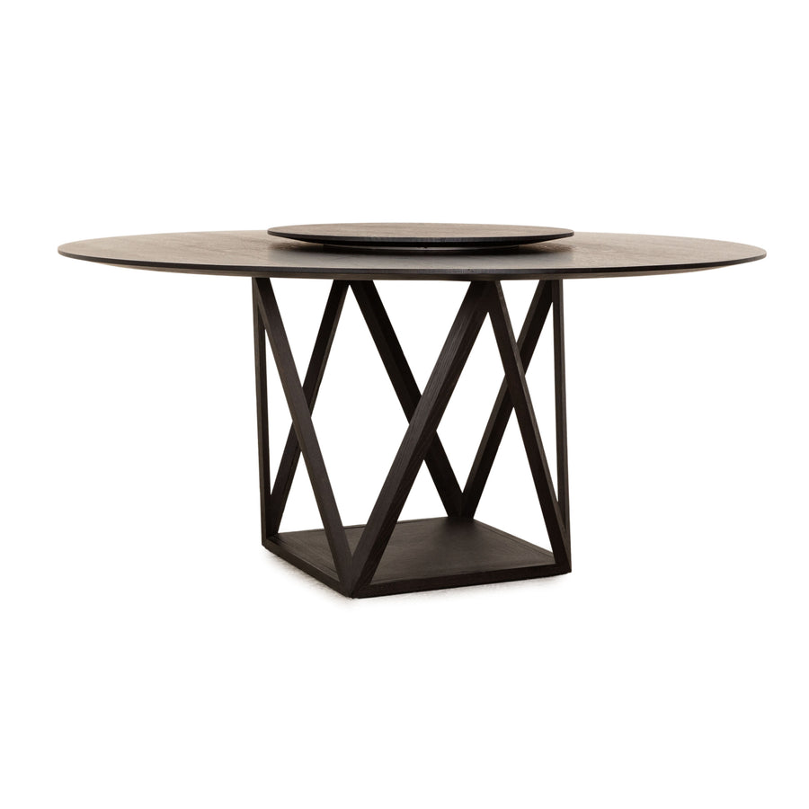 Walter Knoll Tabu Holz Esstisch Schwarz Eiche Massiv 160 x 75 cm
