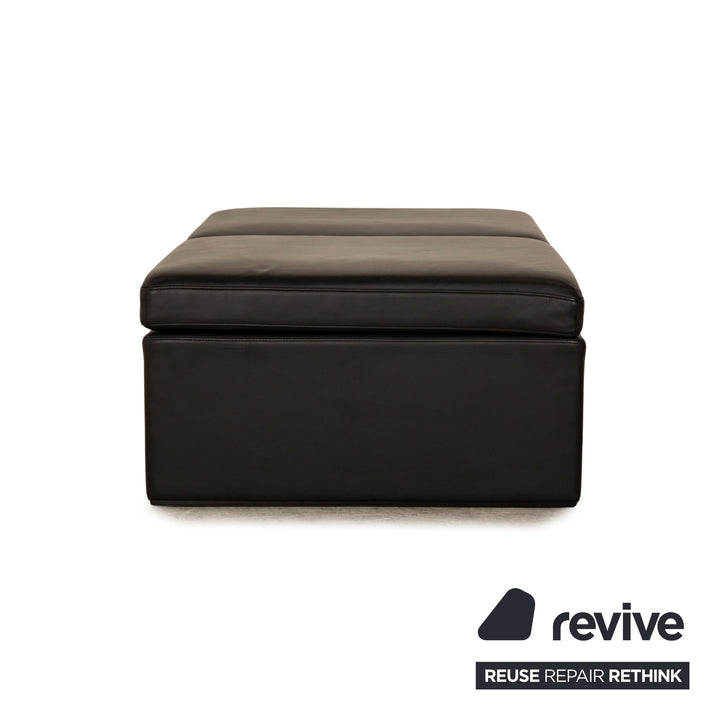 Walter Knoll Together Leather Stool Anthracite