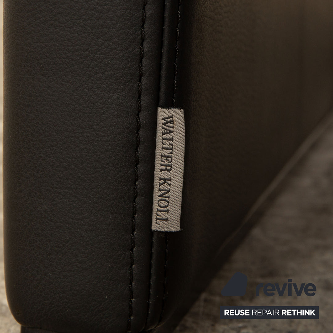 Walter Knoll Together Leather Stool Anthracite