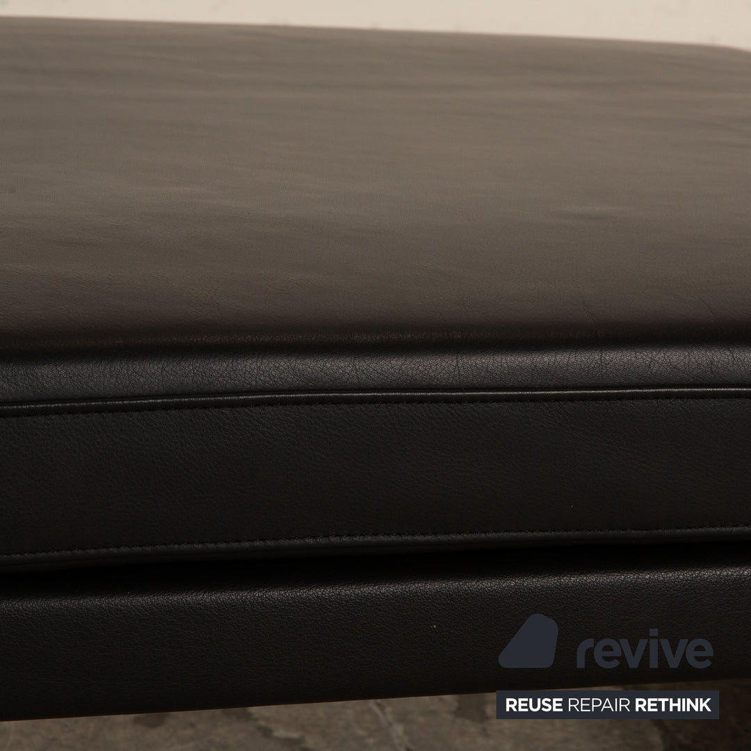 Walter Knoll Together Leather Stool Anthracite