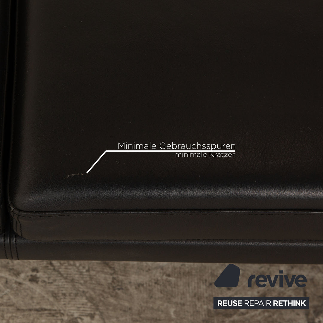 Walter Knoll Together Leather Stool Anthracite