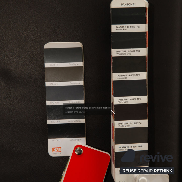 Walter Knoll Together Leather Stool Anthracite