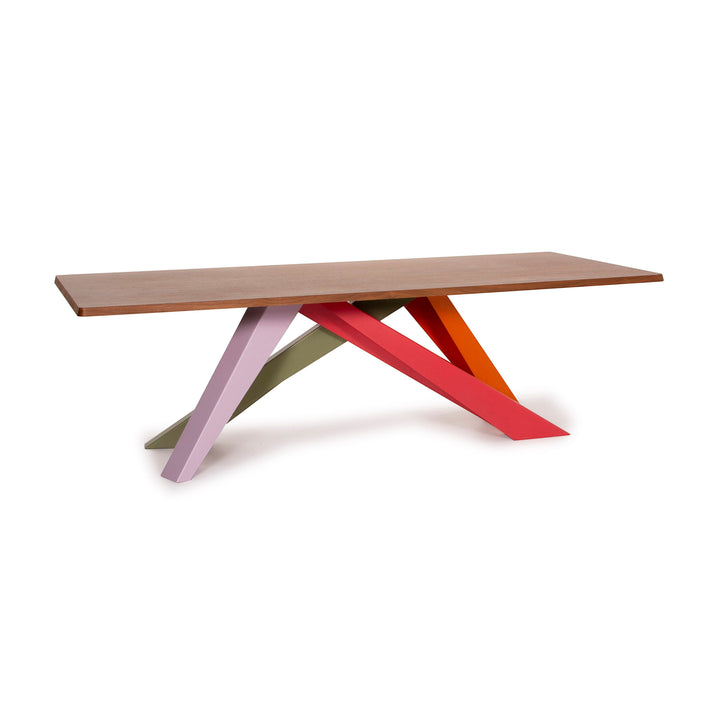 Who's Perfect Bonaldo Wood Table Brown Dining Table Colorful #14988