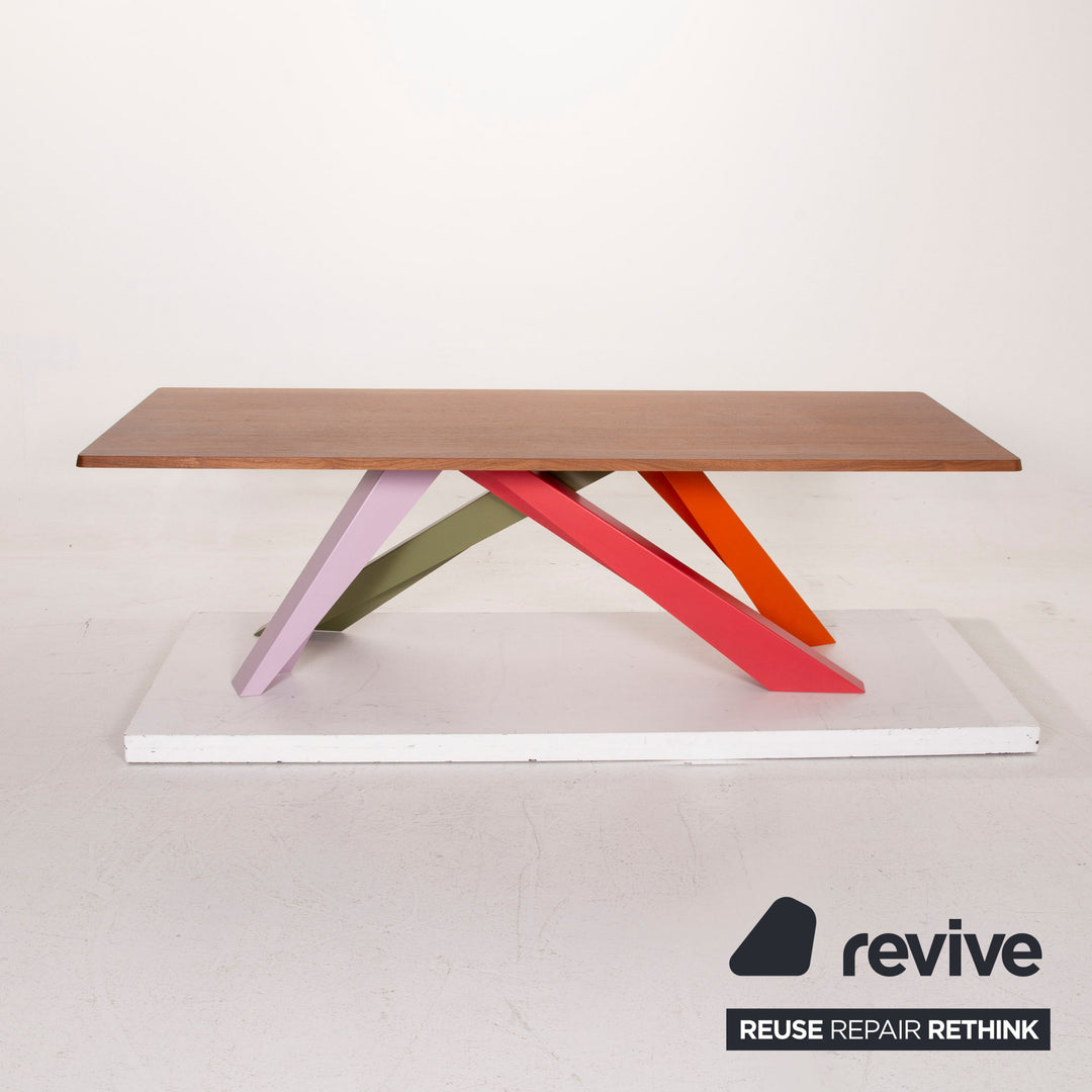 Who's Perfect Bonaldo Wood Table Brown Dining Table Colorful #14988