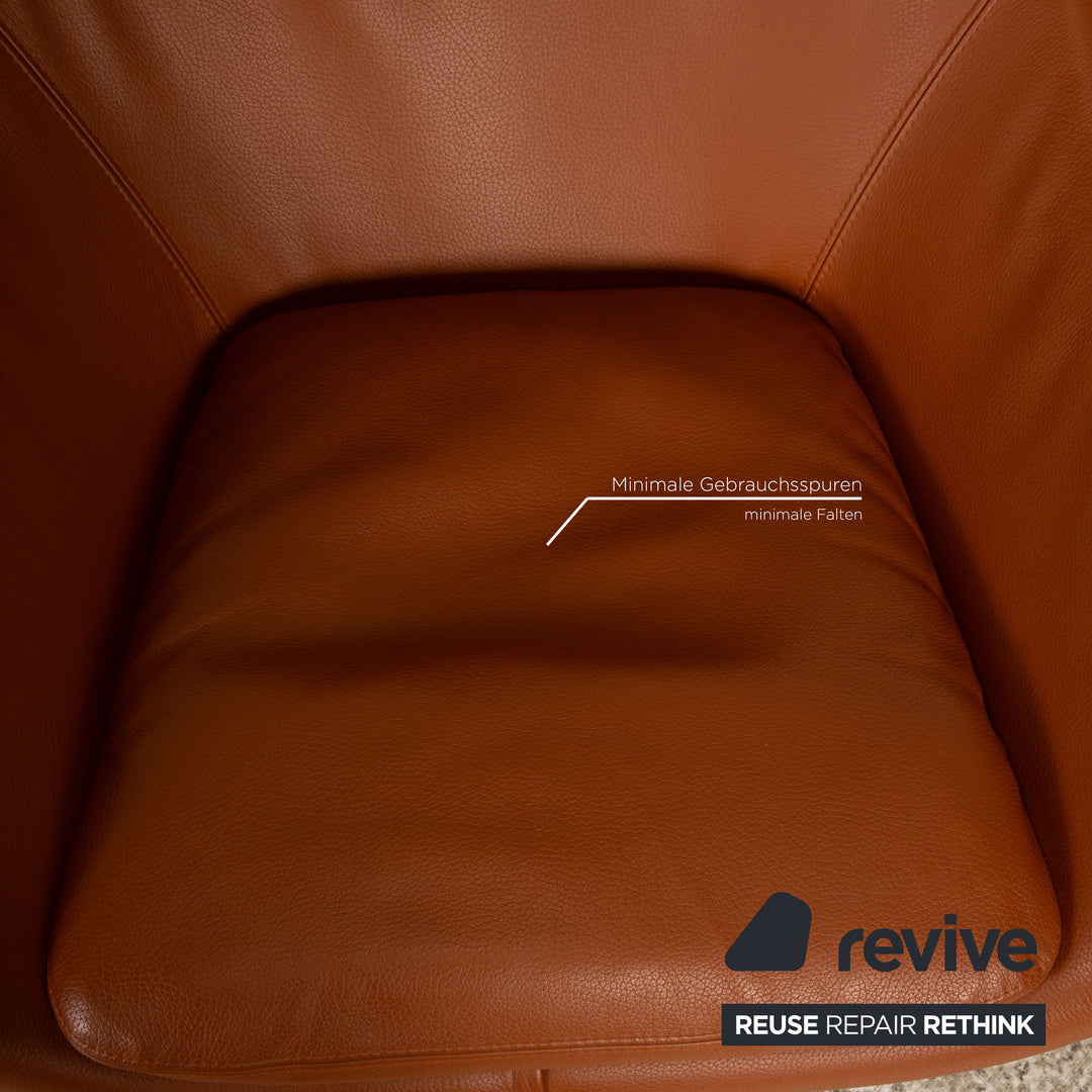 Who's Perfect Ego Leather Armchair Brown manual function