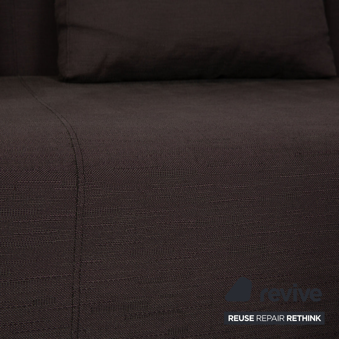 Who's Perfect Granada Fabric Corner Sofa Gray Sofa Couch