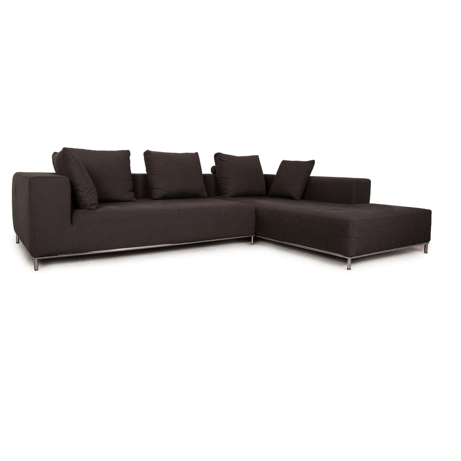 Who's Perfect Granada Stoff Ecksofa Grau Sofa Couch