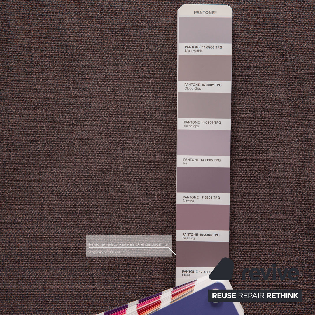 Who's Perfect Granada Fabric Corner Sofa Gray Purple Sofa Couch