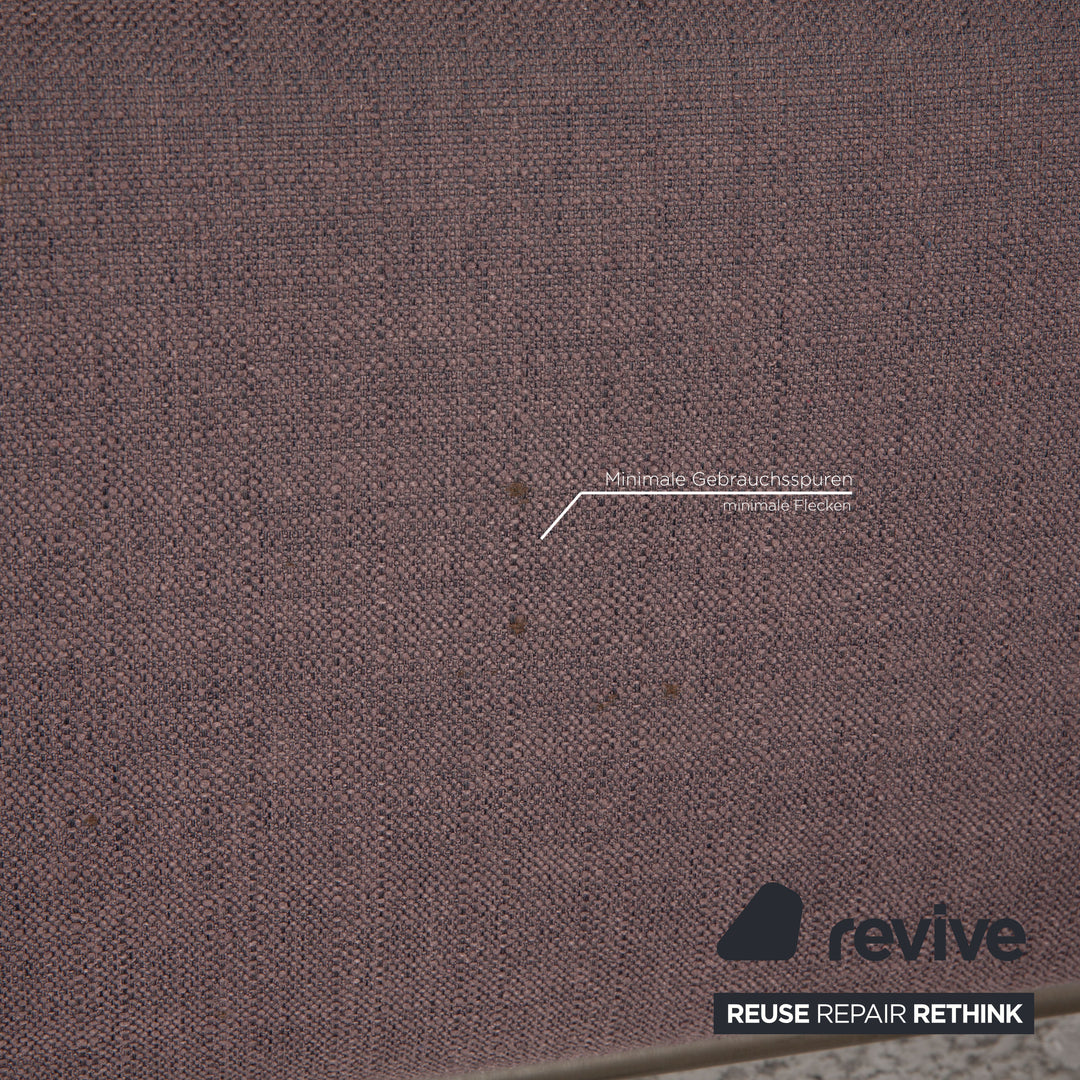 Who's Perfect Granada Fabric Corner Sofa Gray Purple Sofa Couch