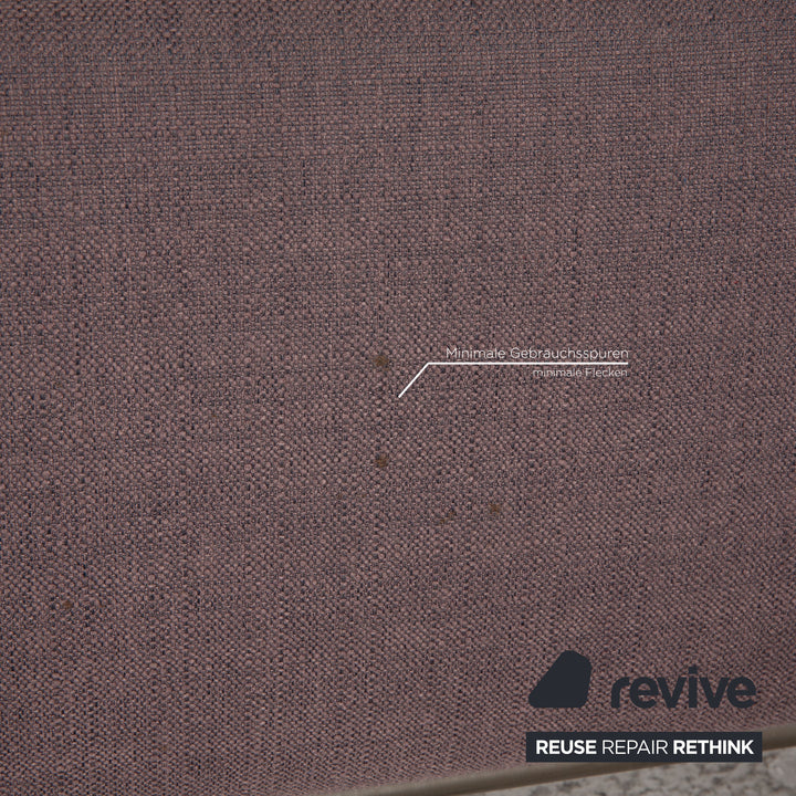 Who's Perfect Granada Fabric Corner Sofa Gray Purple Sofa Couch