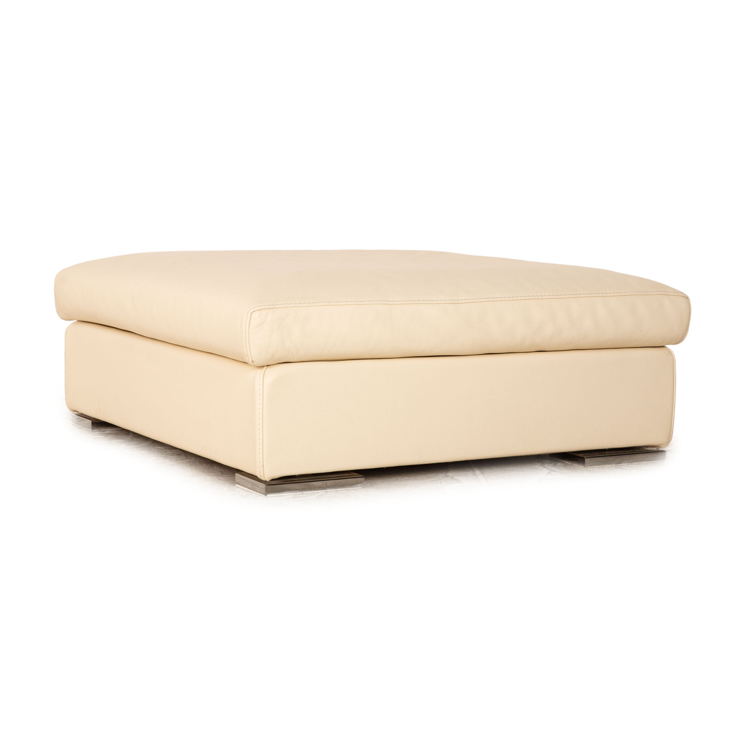 Who's Perfect Hocker HALMA Creme Leder 2. Hand Revive.de