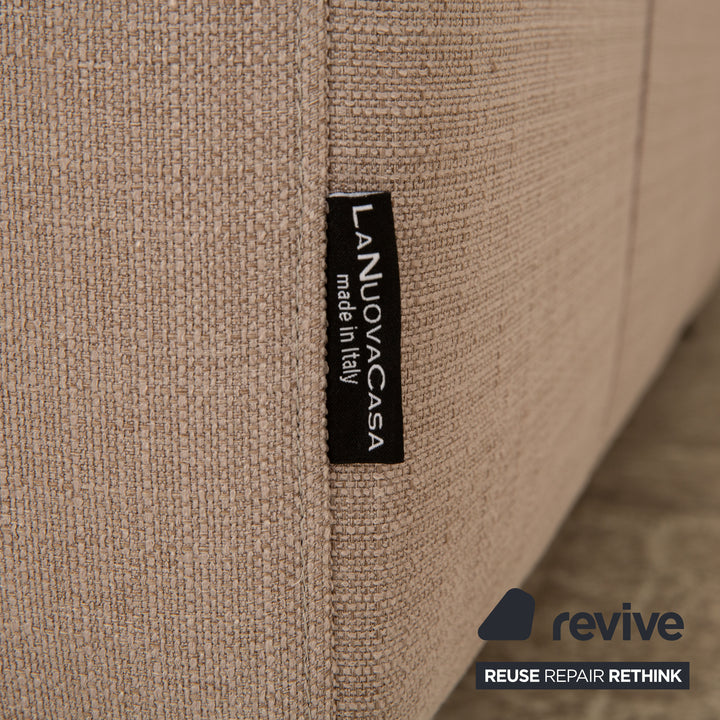 Who's Perfect LED Fabric Corner Sofa Gray Recamiere Left Sofa Couch