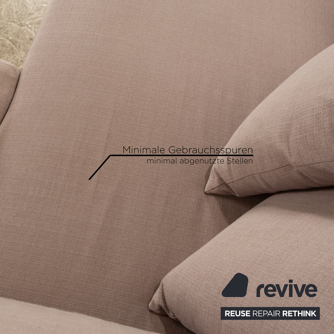 Who's Perfect LED Fabric Corner Sofa Gray Recamiere Left Sofa Couch