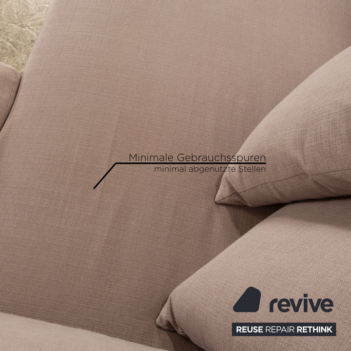 Who's Perfect LED Fabric Corner Sofa Gray Recamiere Left Sofa Couch