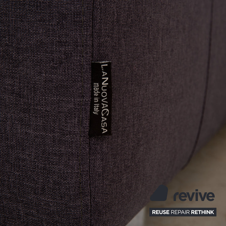 Who's Perfect LED Fabric Corner Sofa Gray Sofa Couch