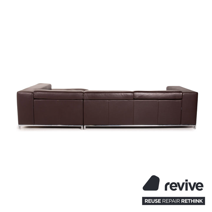 Who's Perfect Leder Ecksofa Braun Dunkelbraun Sofa Couch