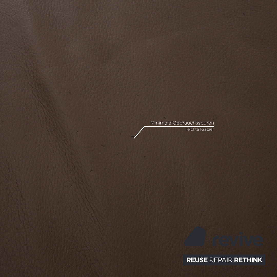 Who's Perfect Luca Leather Corner Sofa Gray Sofa Couch