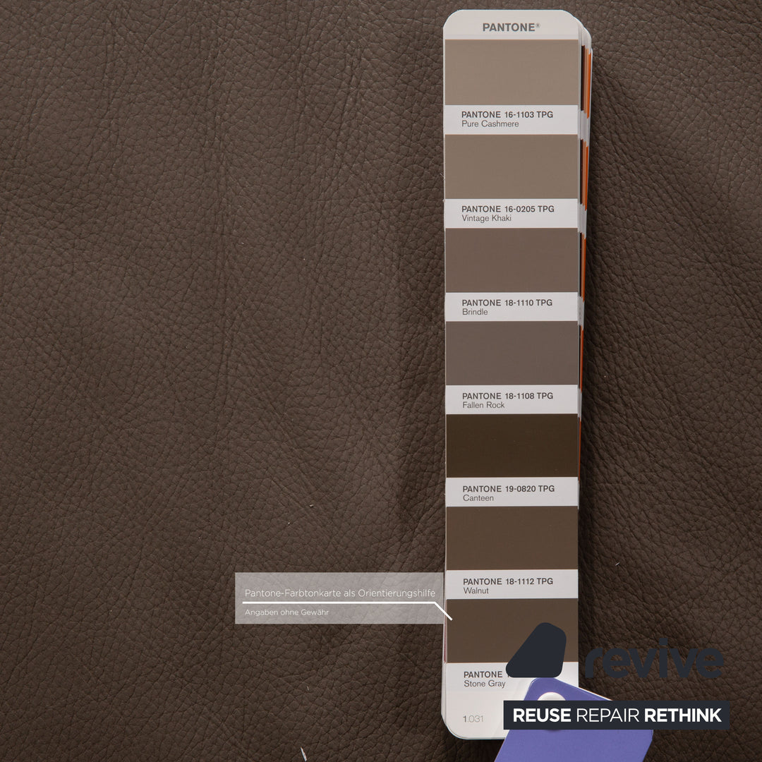 Who's Perfect Luca Leather Corner Sofa Gray Sofa Couch