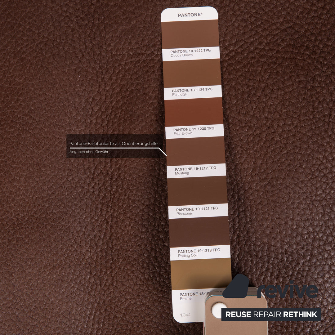 Who's Perfect Minnesota Leder Sofa Braun Dreisitzer Funktion
