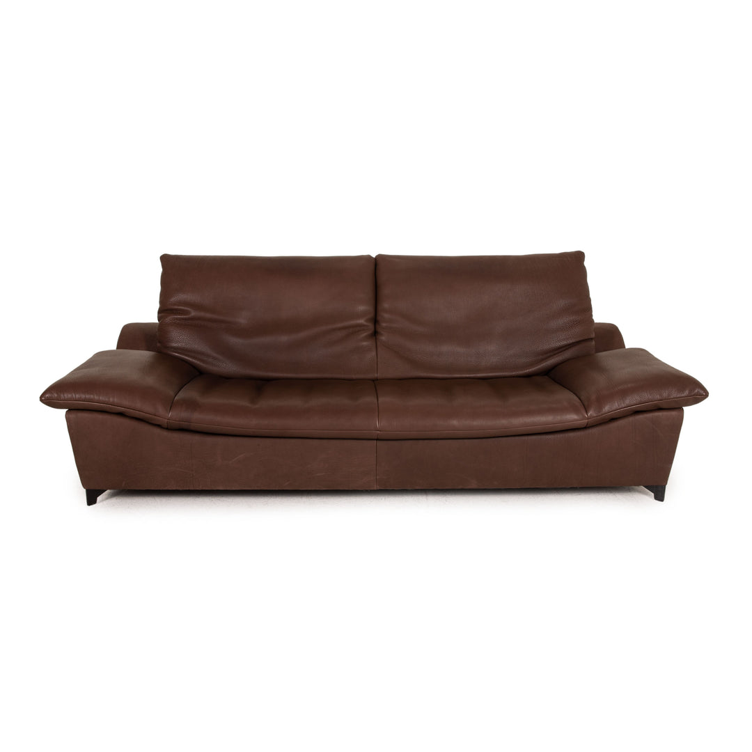 Who's Perfect Minnesota Leder Sofa Braun Dreisitzer Funktion