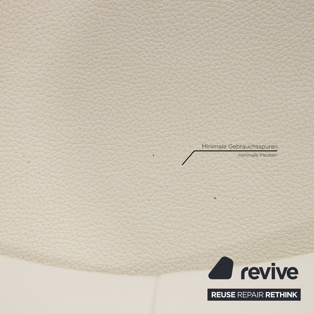 Who's Perfect States Leather Armchair White